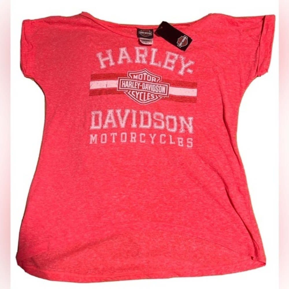 NWT Bourbon St. Harley-Davidson Pink T-shirt